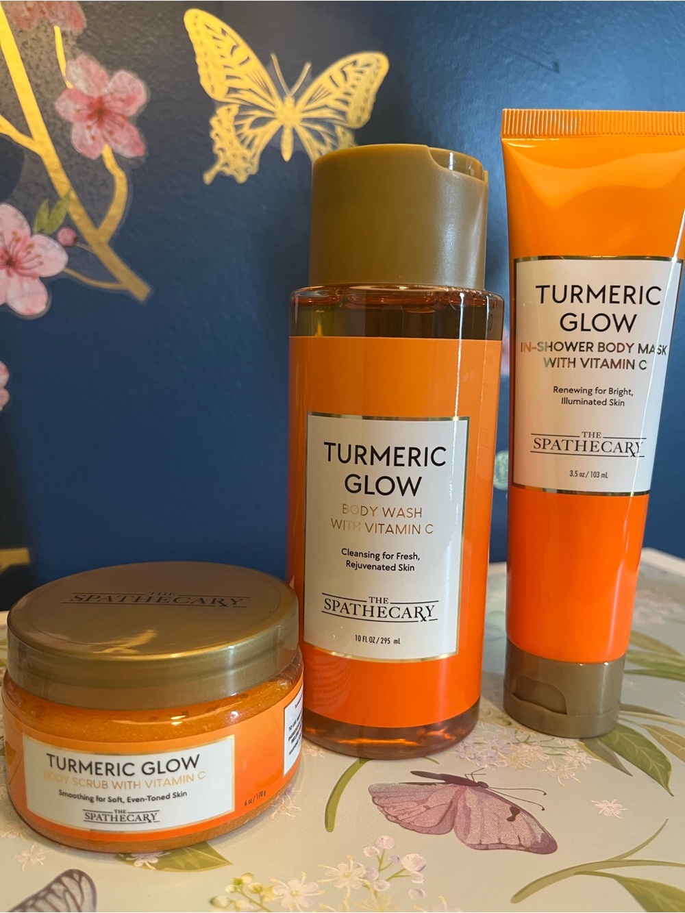 Turmeric Glow Body Wash & Body Mask - Orange